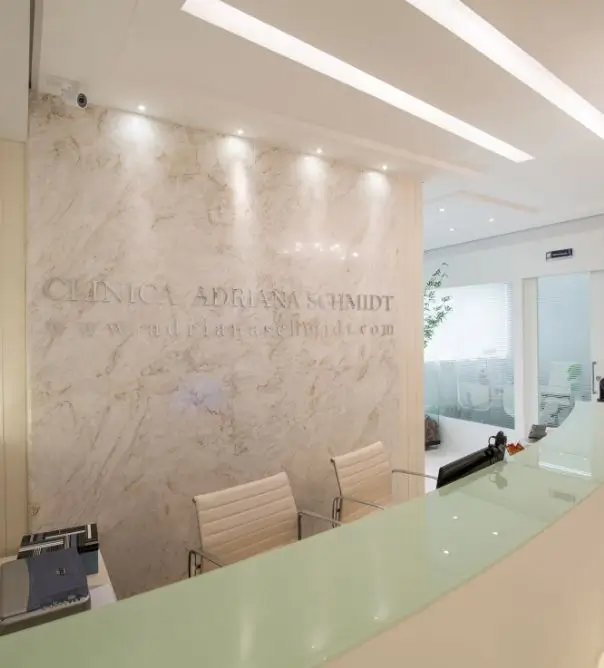 interior da Clínica Adriana Schmidt em Curitiba